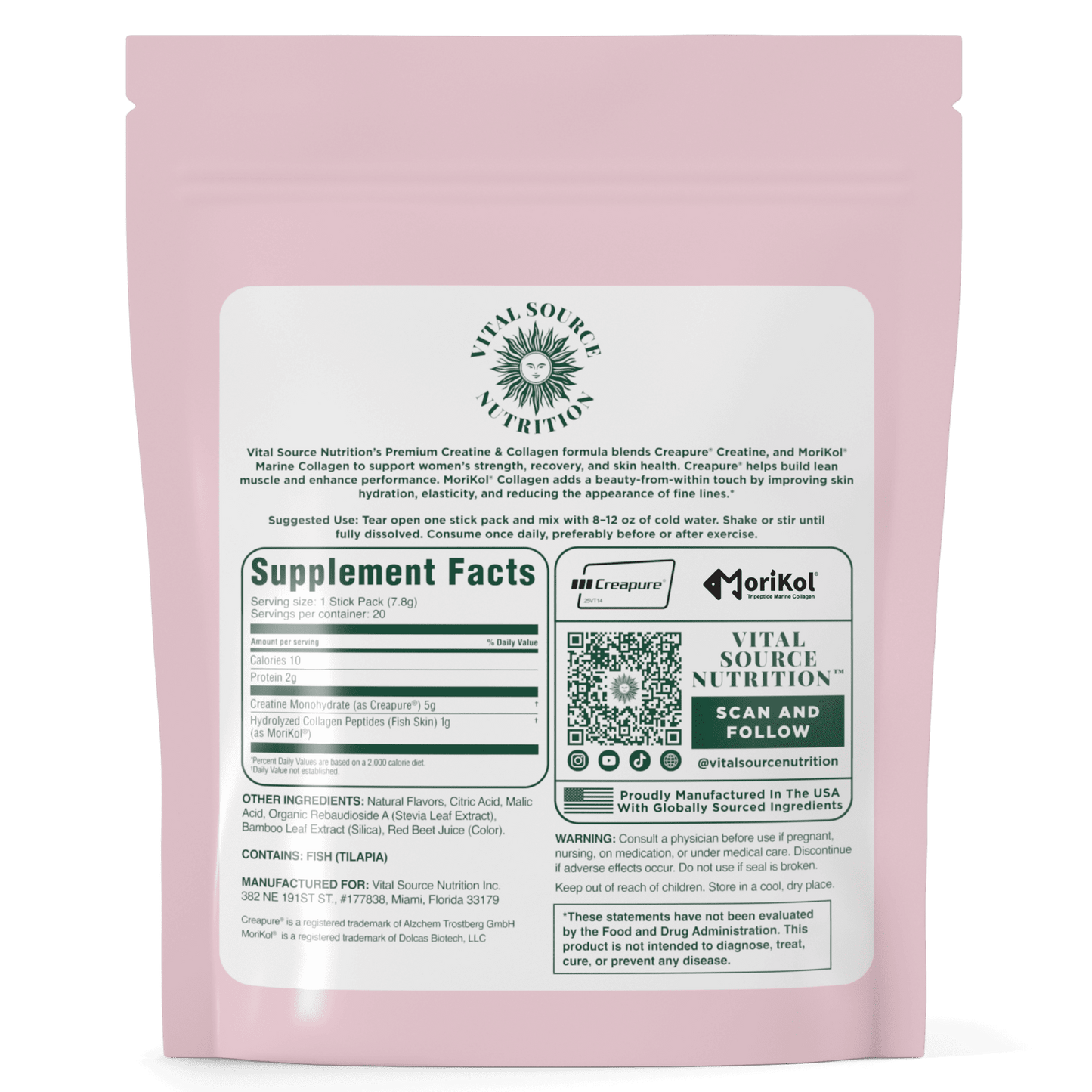 FleXi™ Creatine & Collagen Stick Packs